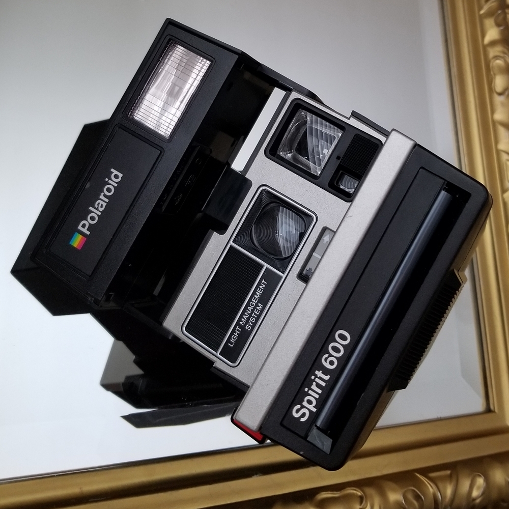 ❗Polaroid Spirit 600 Grey Silver Instant Film Poloroid Camera❗